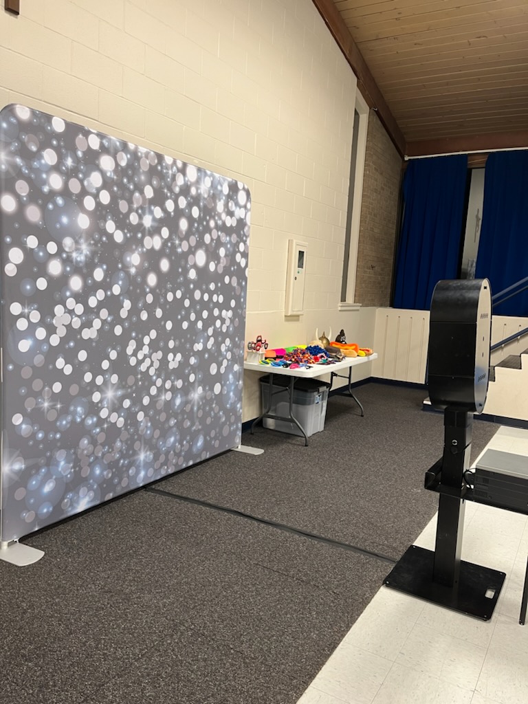 Open air photo booth rental at St Ursula Cincinnati event